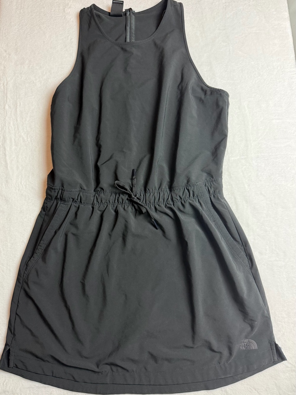 The North Face Black Sleeveless Active Dress Built-In Shorts Size L